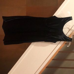 Vintage Satin Black Rabbit Rabbit Rabbit Dress